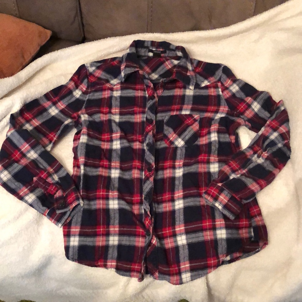 Forever 21 flannel size small